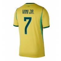 Camiseta Brasil Vinicius Junior #7 Primera Equipación Replica Mundial 2026 mangas cortas